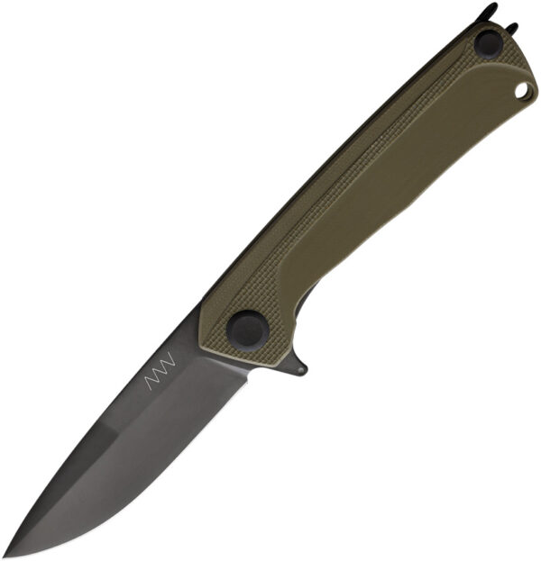 Navaja Acta Non Verba Knives Z100 Linerlock Olive DLC ANVZ100-024