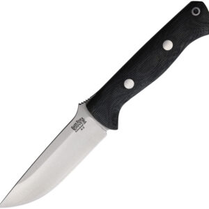 BA111MBCM-1.jpg Cuchillo Bark River Bravo I Black Micarta Matte 07-111M-BC MATTE