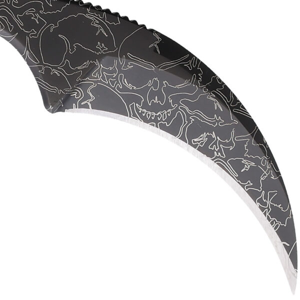 Cuchillo Bastinelli Creations Diagnostic Karambit Skull DIAGNOSTIC PVD SKULLS ENGRAVIN