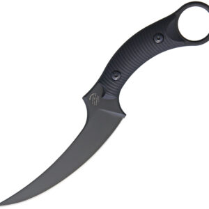BAS206B-1.jpg Cuchillo Bastinelli Creations Mako Fixed Blade Black PVD BC-14 PVD