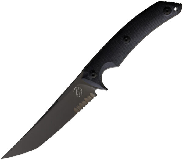 Cuchillo Bastinelli Creations PY Fixed Blade Serrated BC-10 PVDS