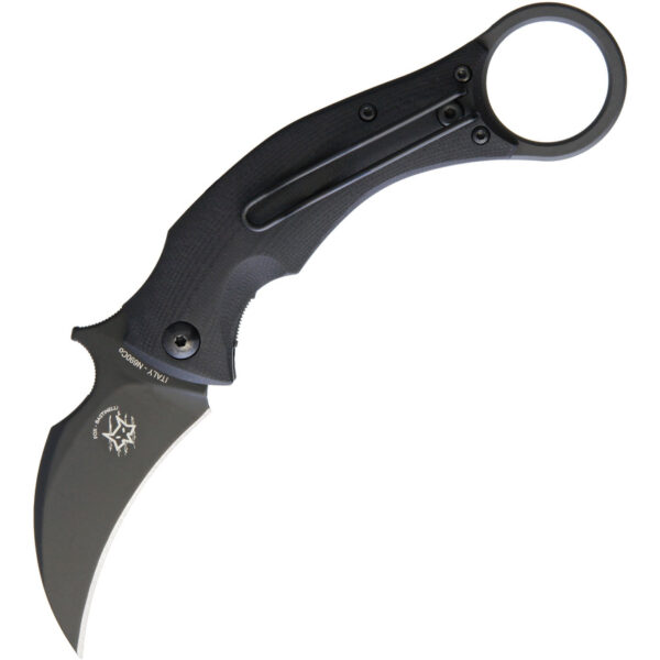 Navaja Bastinelli Creations Black Bird Folder Black FX-591