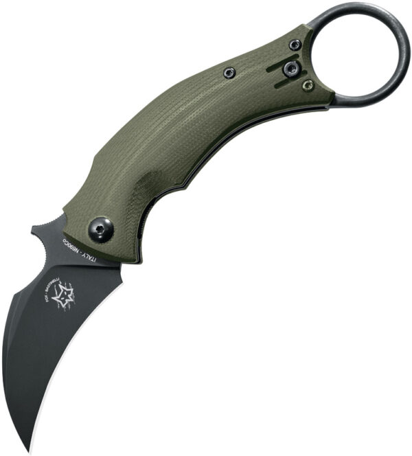 Navaja Bastinelli Creations Black Bird Linerlock OD Green FX-591 OD