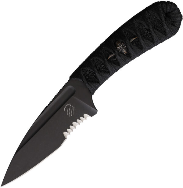 Cuchillo Bastinelli Creations SIN Fixed Blade Serrated Menu BC-SINSBTWBM