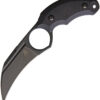 Cuchillo Bastinelli Creations HARPY Fixed Blade Black BC-20 BTSW