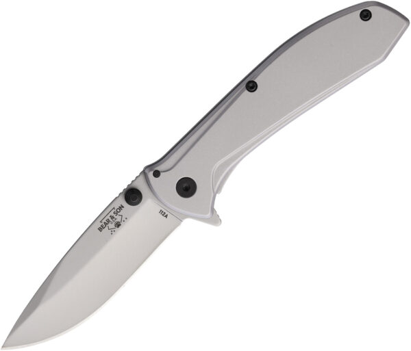 Navaja Bear & Son 4"" Stainless Steel Framelock 112A