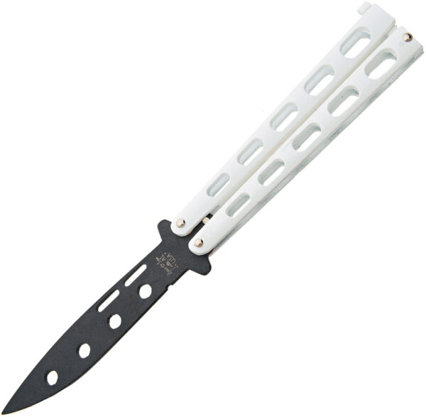 Navaja Bear & Son Butterfly Knife Trainer White 115WTR