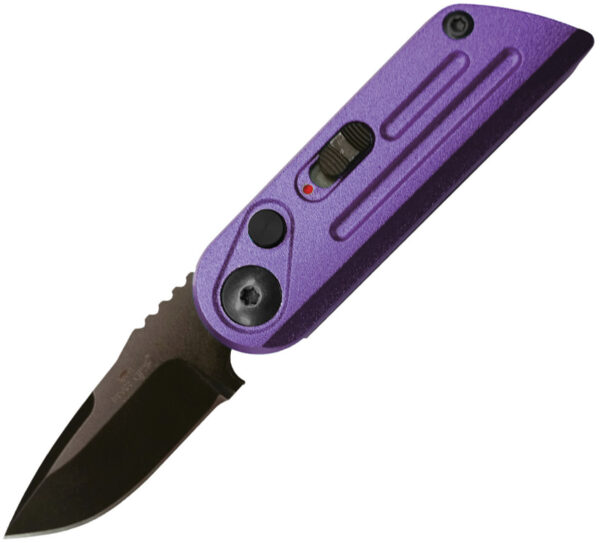 Navaja automática Bear & Son Auto Bold Action XIV Purple AC-1400-ALPL-B