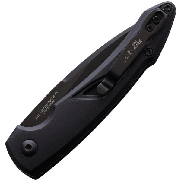 Navaja automática Bear & Son Auto Action XVI Button Lock AC-1600-ALBK-B