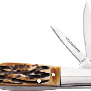 BC52815-1.jpg Navaja Bear & Son 3"" Genuine India Stag Bone™ B 5281.5