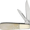 Navaja Bear & Son Barlow White Smooth Bone WSB281