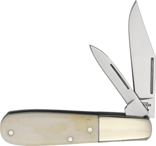 Navaja Bear & Son Barlow White Smooth Bone WSB281