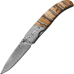 Navaja Browning Damascus Linerlock Mammoth 3220242