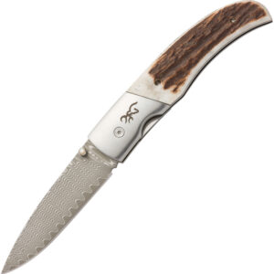 Navaja Browning Illusion Stag Linerlock 3220370B