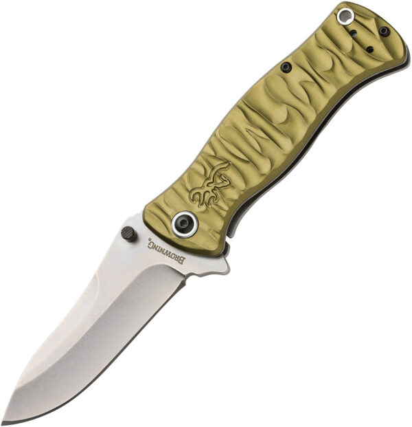 Cuchillo Browning River Stone Linerlock A/O Gree 3220464B