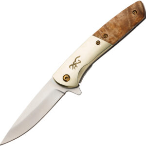 BR0470-1.jpg Cuchillo Browning Nine Mile Framelock A/O Burl 3220470B