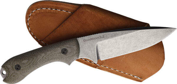 Cuchillo Bradford Knives Guardian 3.2 3D OD Green 3.2FE-102-AEBL