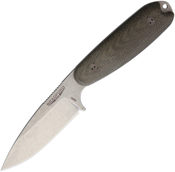 Cuchillo Bradford Knives Guardian 3.5 OD Green 3.5S-102-N690