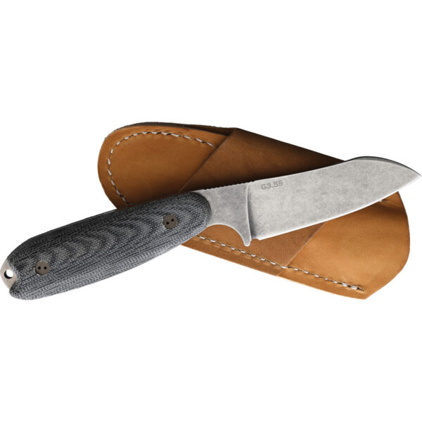 Cuchillo Bradford Knives Guardian 3.5 Sheepsfoot Black 3.5SF-101-N690