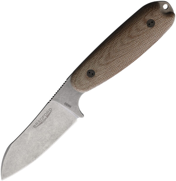 Cuchillo Bradford Knives Guardian 3.5 Sheepsfoot Nat 3.5SF-104-N690