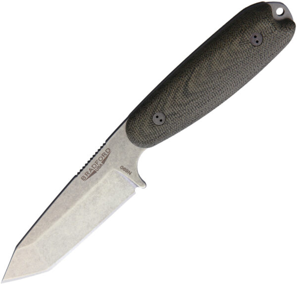 Cuchillo Bradford Knives Guardian 3.5 Tanto 3D Green 3.5T-102-N690