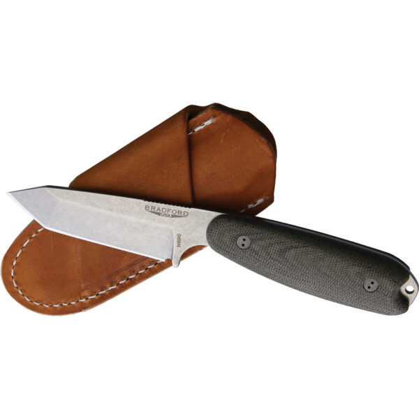 Cuchillo Bradford Knives Guardian 3.5 Tanto 3D Green 3.5T-102-N690