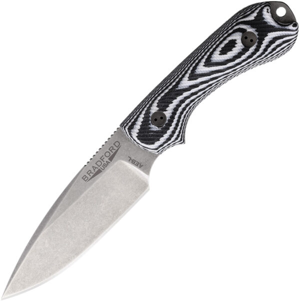 Cuchillo Bradford Knives Guardian 3 3D Black/White 3FE-118-AEBL