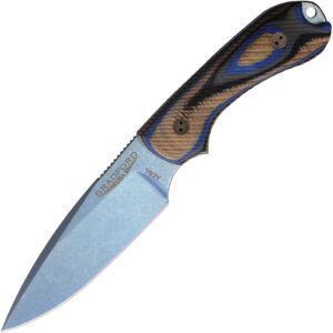 Cuchillo Bradford Knives Guardian 3 Blue PVD G-Wood 3FE-200P-AEBL