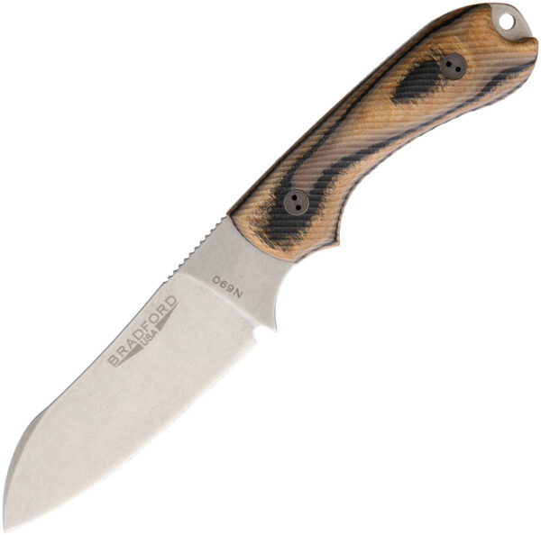 Cuchillo Bradford Knives Guardian 3 Sheepsfoot 3D GWood 3SF-115-N690