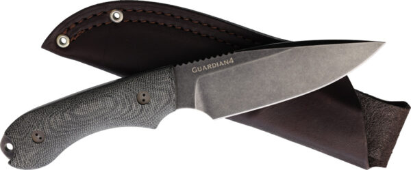 Cuchillo Bradford Knives Guardian 4 3D Black Micarta 4FE-101N-N690