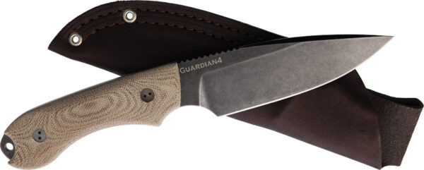 Cuchillo Bradford Knives Guardian 4 3D Natural Micarta 4FE-104N-N690