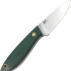 Cuchillo BRISA Bobtail 80 Green Micarta 034-9958-1550
