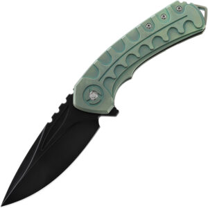 Navaja Bestech Knives Buwaya Framelock Retro Green BT2203D