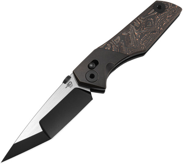 Navaja Bestech Knives Cetus Bar Lock Copper CF BT2304D