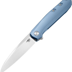 Navaja Bestech Knives 9 Framelock Ti Blue BT2408C
