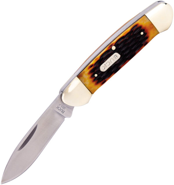 Navaja Buck Canoe Brown Jig Bone 10006