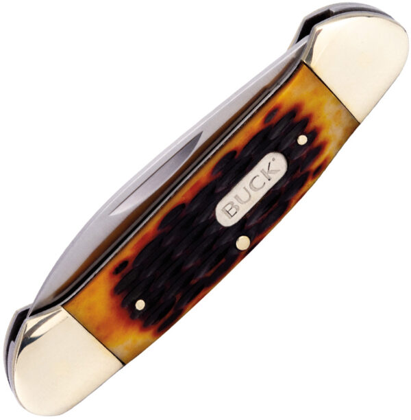 Navaja Buck Canoe Brown Jig Bone 10006