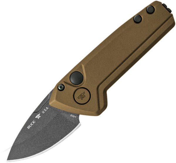 Navaja automática Buck Auto Mini Deploy Burnt Bronze 0839BRS1