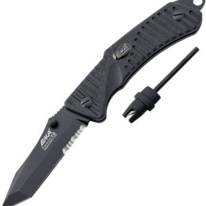 Cuchillo EKA Swede T9 Button Lock Black 714201