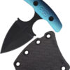 Cuchillo EOS Aztec Push Dagger Blk/Blue AZTEC BLUE ANODIZED HANDLE