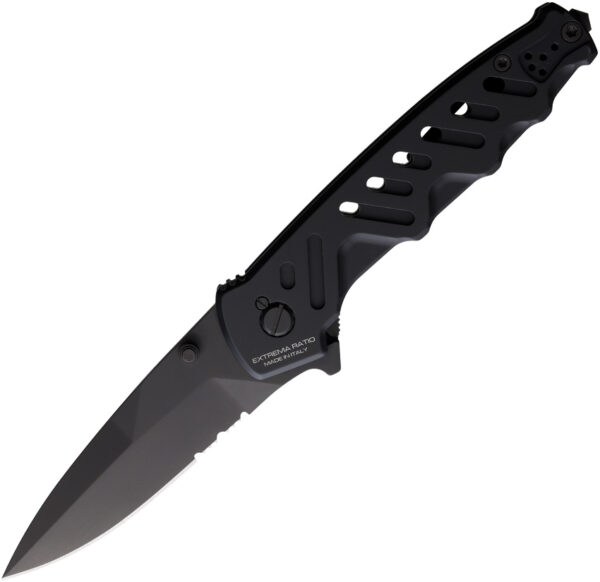 Cuchillo Extrema Ratio Caimano Nero N.A. Linerlock 04.1000.0166/BLK