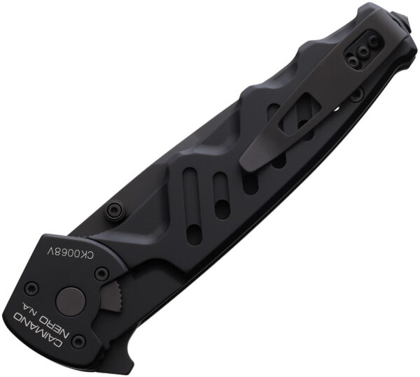 Cuchillo Extrema Ratio Caimano Nero N.A. Linerlock 04.1000.0166/BLK