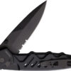 Cuchillo Extrema Ratio Caimano Nero N.A. Linerlock 04.1000.0166/BLK
