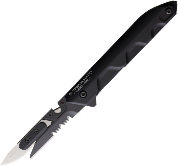 Cuchillo Extrema Ratio Ferrum Rescue Linerlock Black 04.1000.0365/BLK/BLK