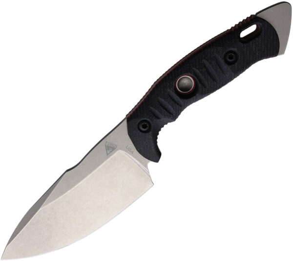 Cuchillo Fobos Knives Alaris Fixed Blade Black/Red ALARIS-3V-MBL/RED