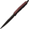 Cuchillo Fobos Knives Alaris Fixed Blade Black/Red ALARIS-3V-MBL/RED-PVD