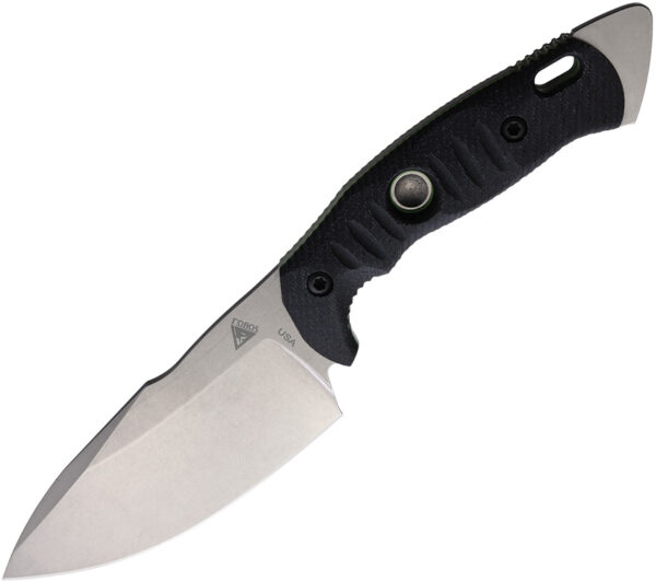 Cuchillo Fobos Knives Alaris Fixed Blade Black/Grn ALARIS-3V-MBL/GRN
