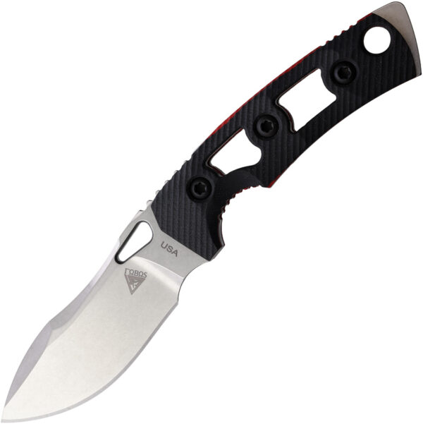 Cuchillo Fobos Knives Tier 1 Mini Mini Black T1MM GBLK/RED