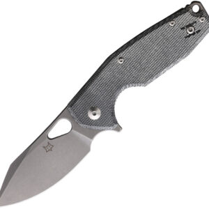 Navaja Fox Yaru Linerlock Black Micarta  527LIMB