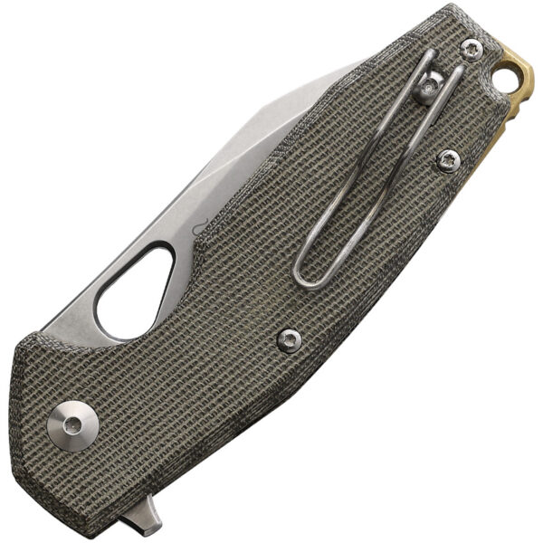 Navaja Fox Yaru Linerlock OD Micarta 527LIMOD